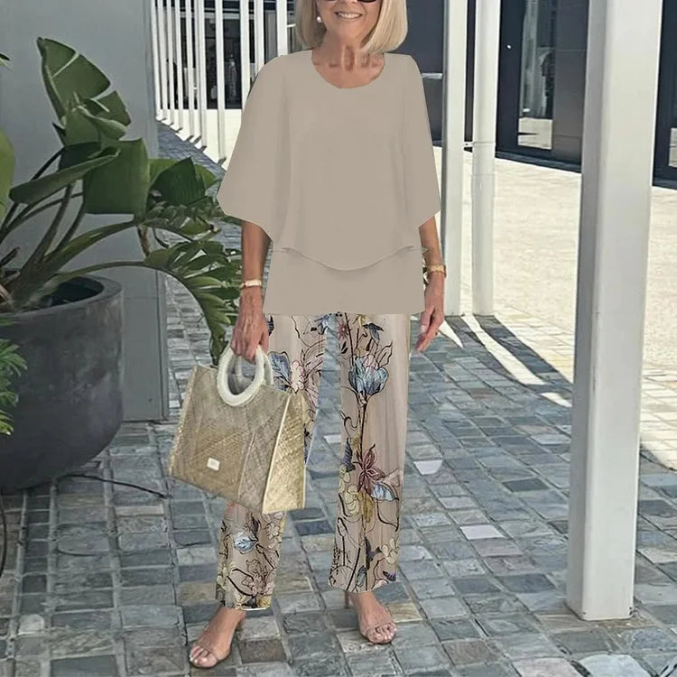 Monique – Trendy Printed Two-Piece Set