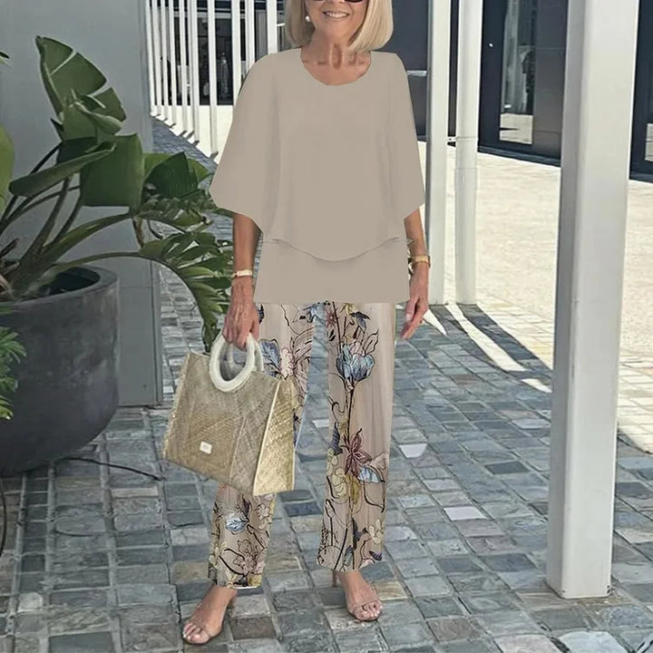 Monique – Trendy Printed Two-Piece Set