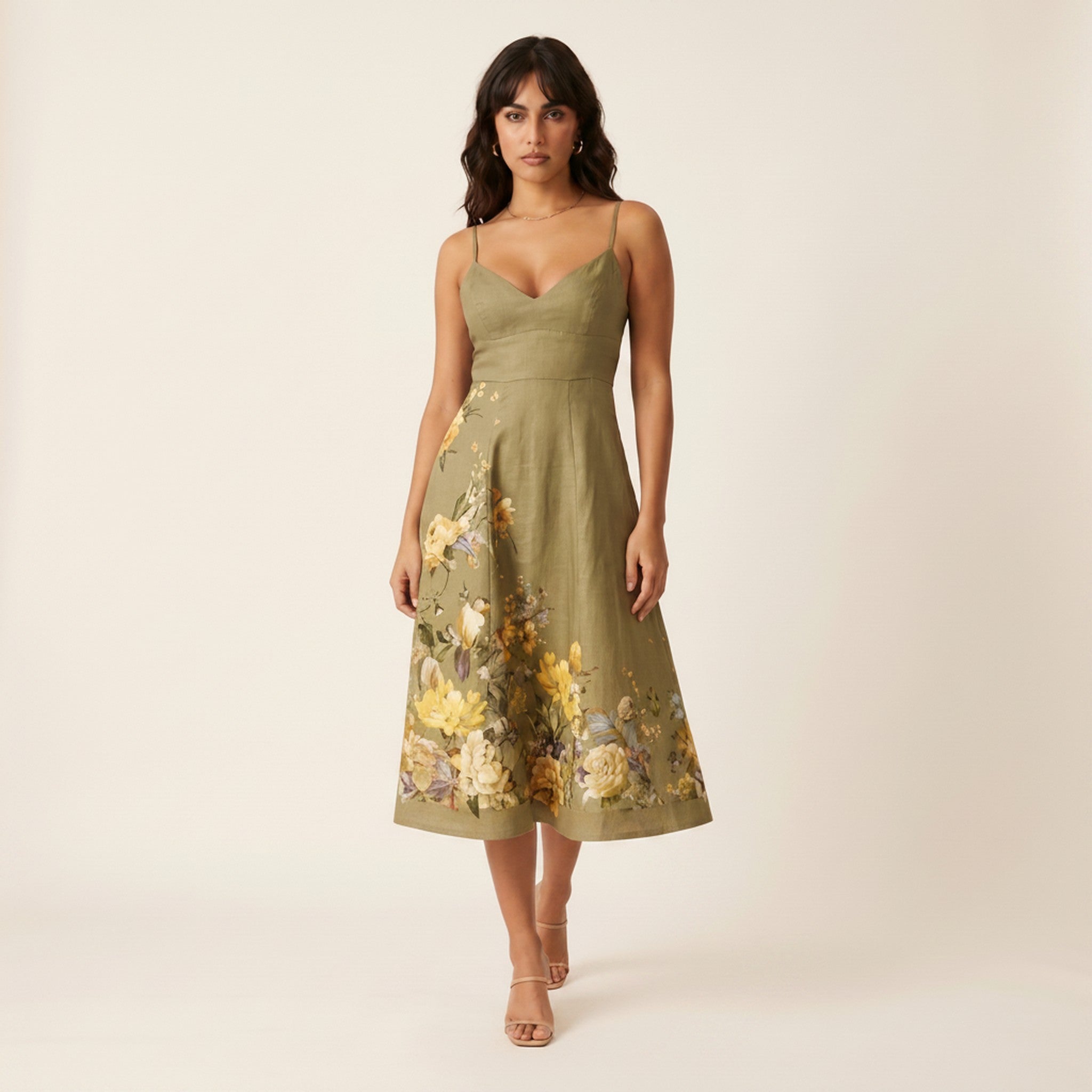 Lila | Women's Resort Slip Midi Dress - view 4