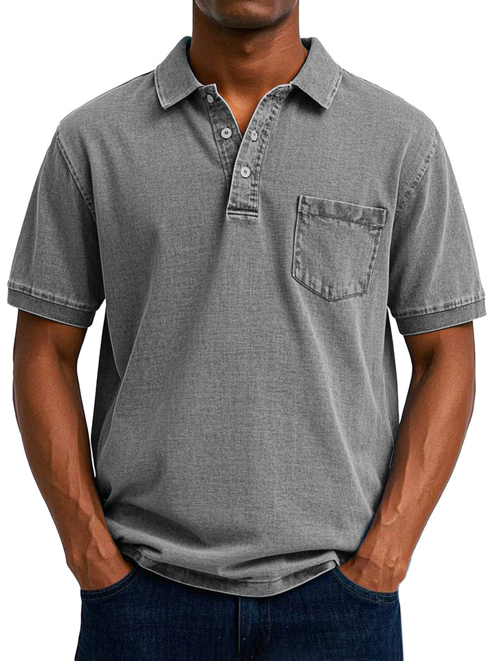 Elliott™ | Men’s Vintage Casual Polo Shirt
