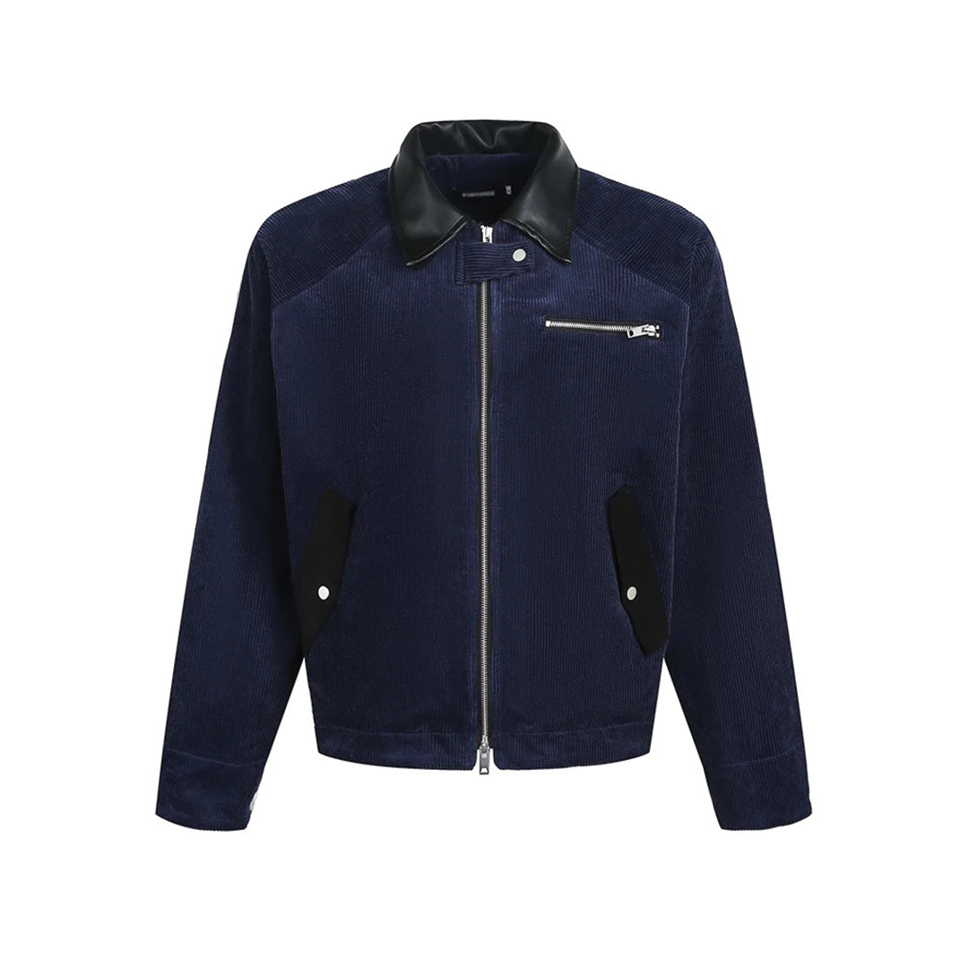 Patchwork Cargo Denim Jacket