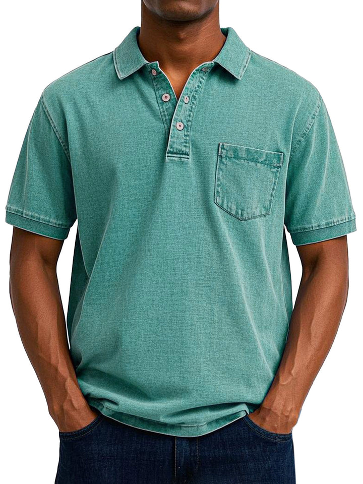 Elliott™ | Men’s Vintage Casual Polo Shirt