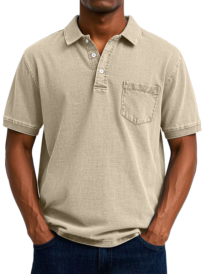 Elliott™ | Men’s Vintage Casual Polo Shirt