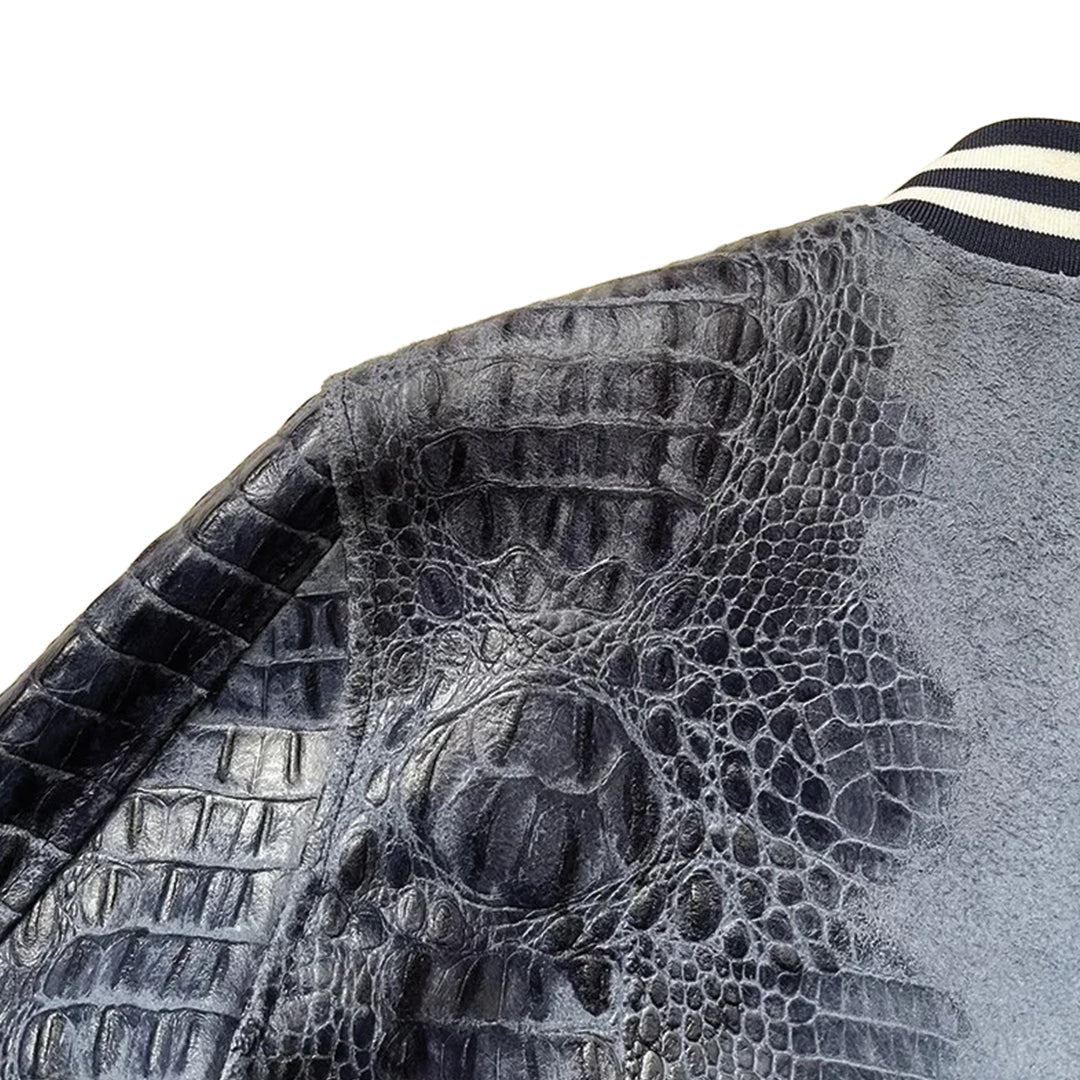 Patchwork Cargo Denim Jacket