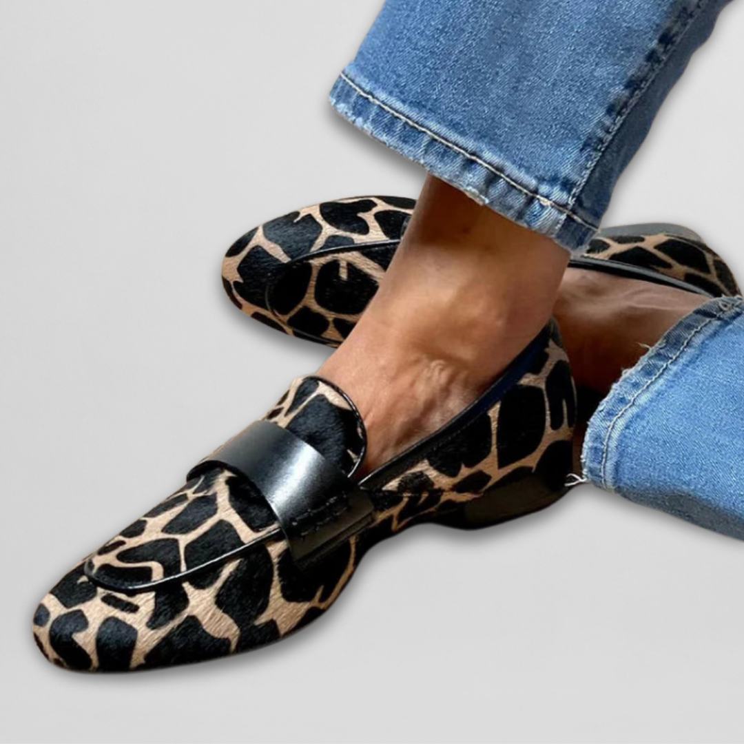 Priszilla | Giraffe Print Slipper