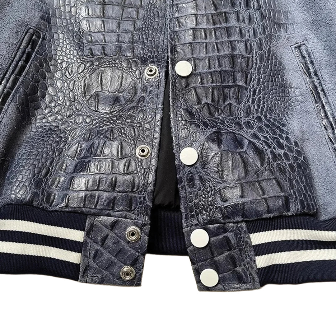 Patchwork Cargo Denim Jacket
