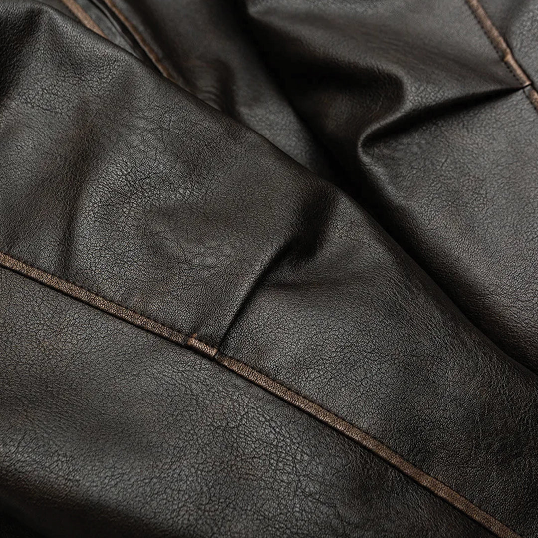 Patchwork Cargo Denim Jacket