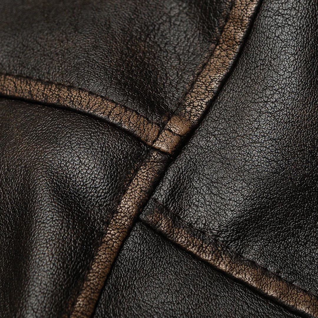 Patchwork Cargo Denim Jacket