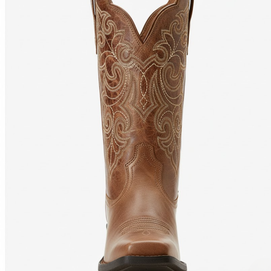 Women's Round Up Square Toe Western Boots