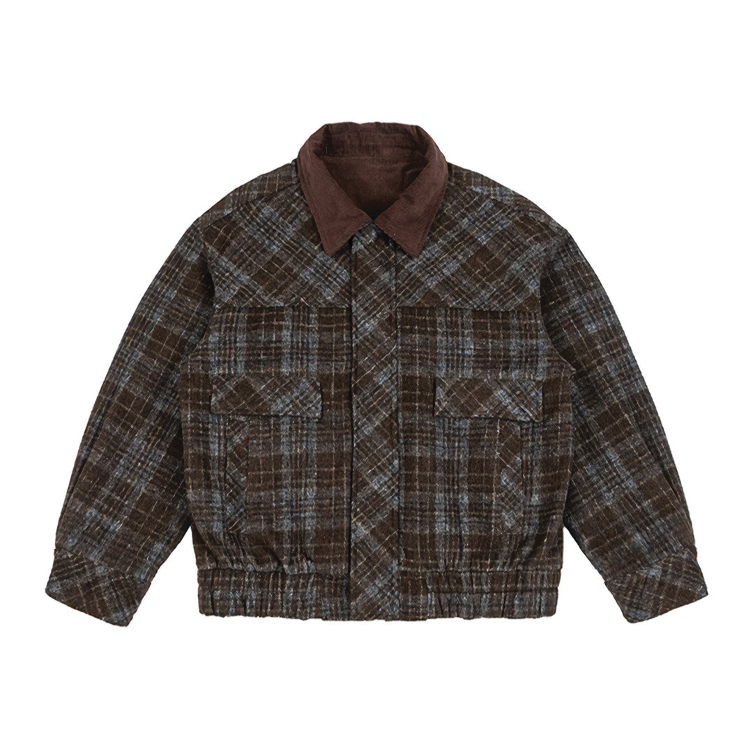 Patchwork Cargo Denim Jacket