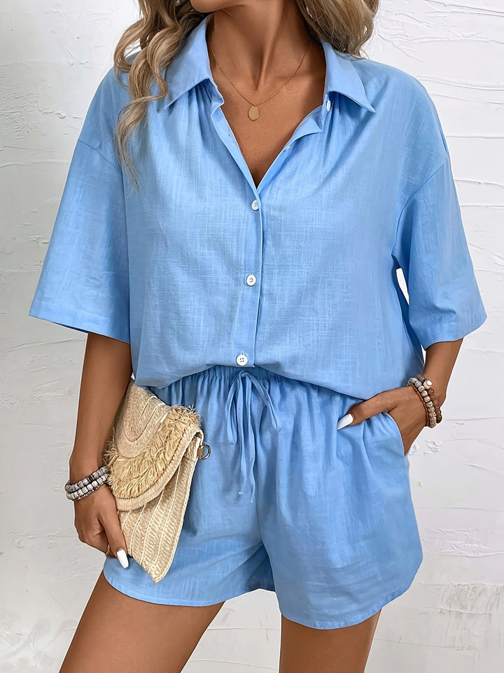 Luna | Casual Summer Set with Shorts