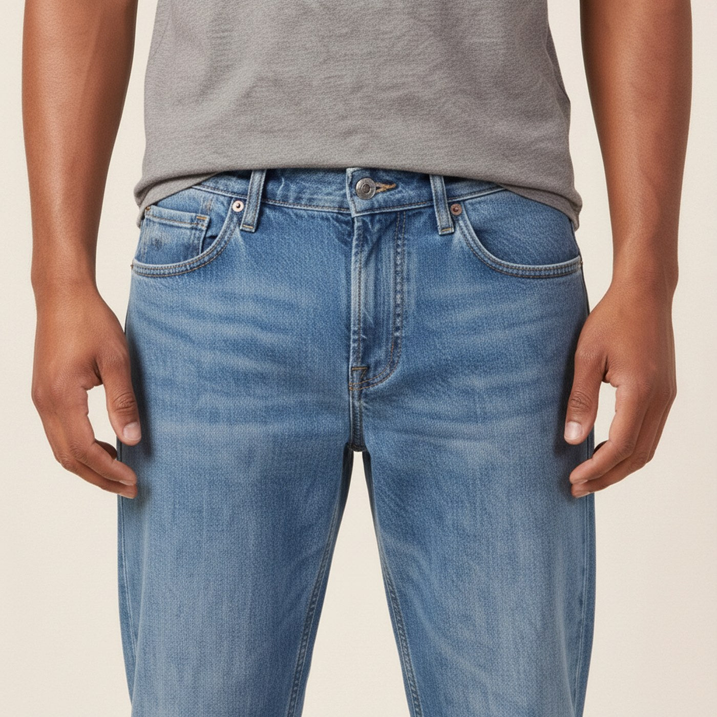 Drift | Men's Relaxed Straight Jeans - Detail