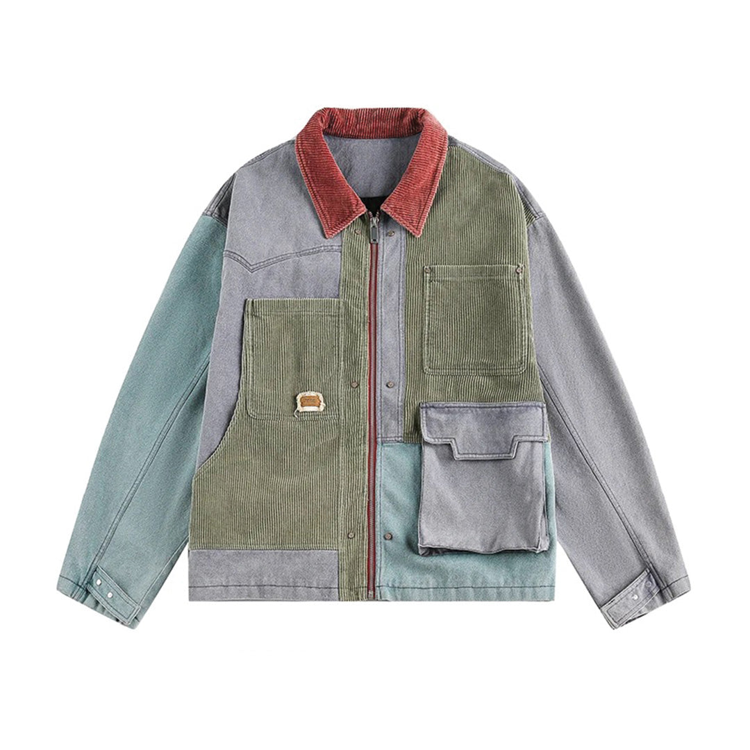 Quilted Denim Jacket