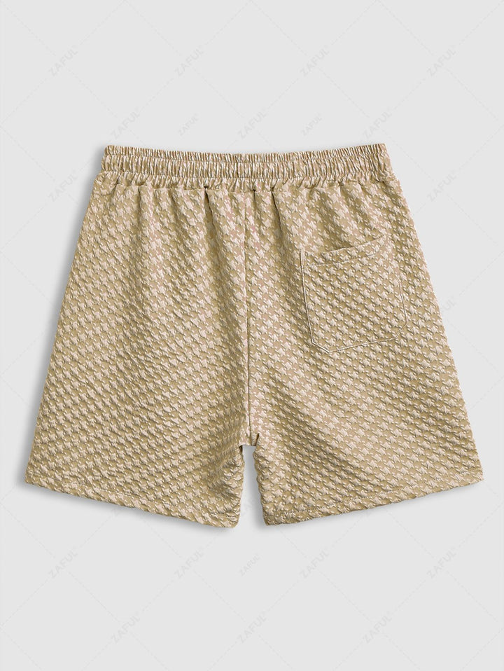 The Santorini Set | Jacquard Shirt & Drawstring Shorts