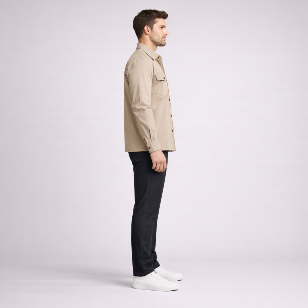 Relaxed Fit Overshirt Jacket