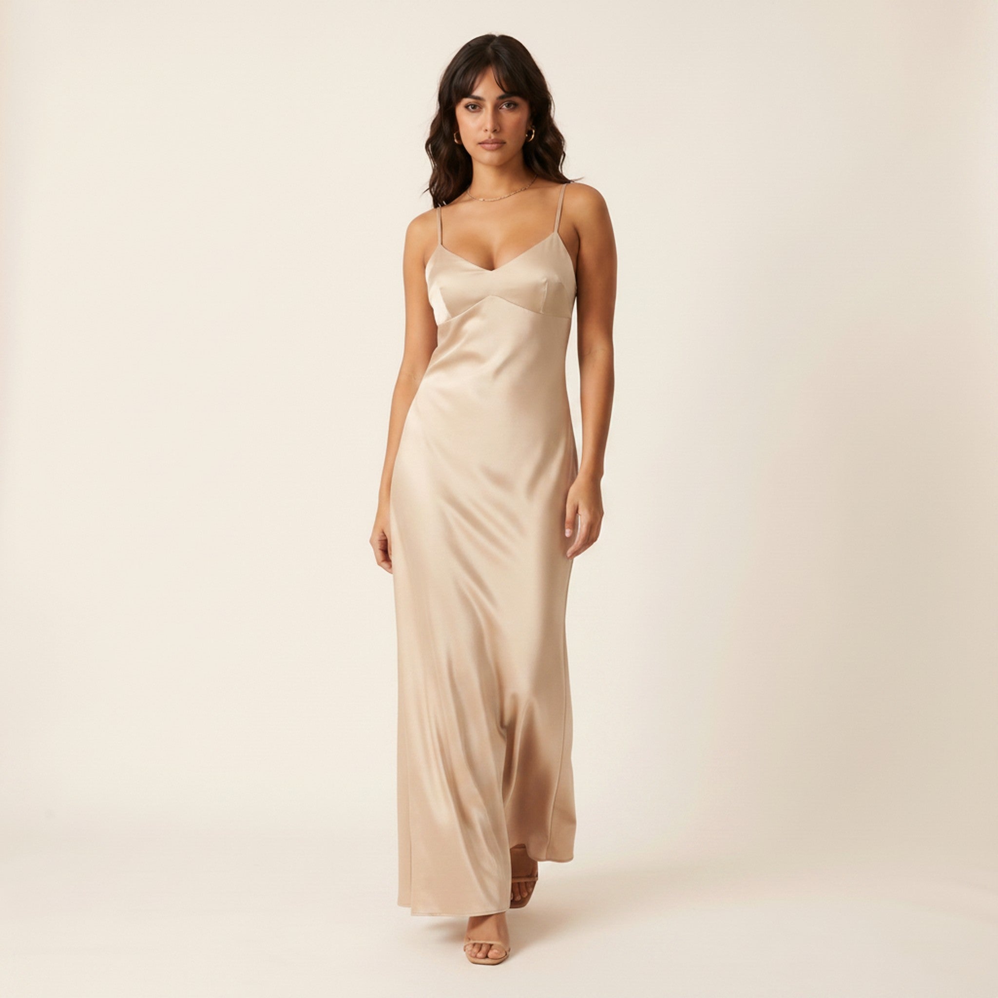 Ivy | Women's Satin Slip Dress - view 4