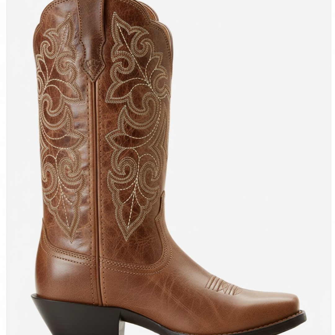 Women's Round Up Square Toe Western Boots