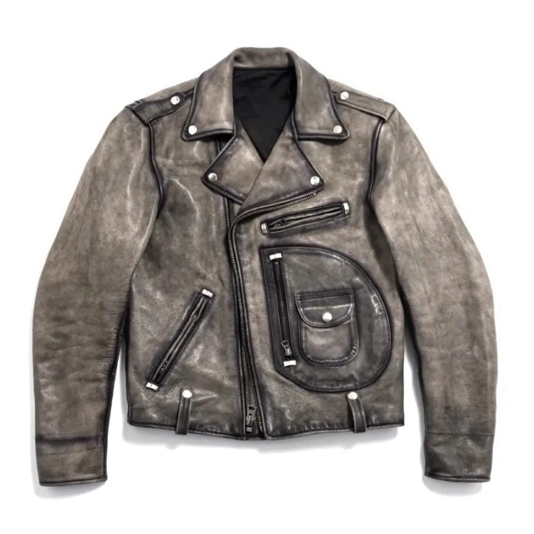 Patchwork Cargo Denim Jacket