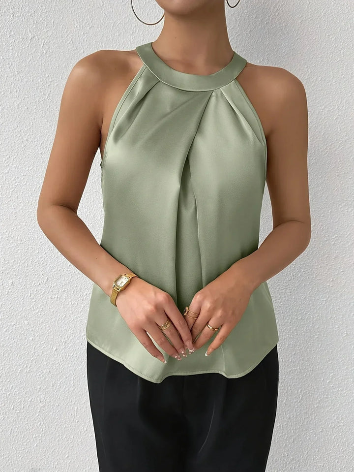 CERYS ELEGANT SLEEVELESS BLOUSE