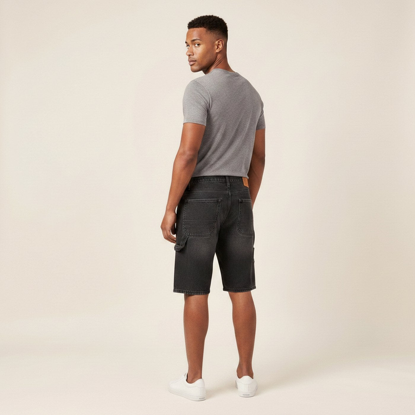 Coast | Men's Denim Carpenter Shorts - On-Model Back