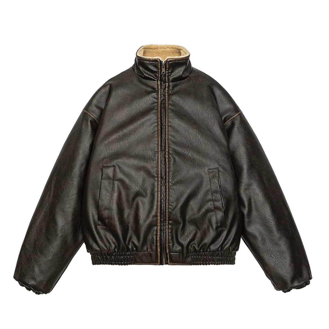 Patchwork Cargo Denim Jacket