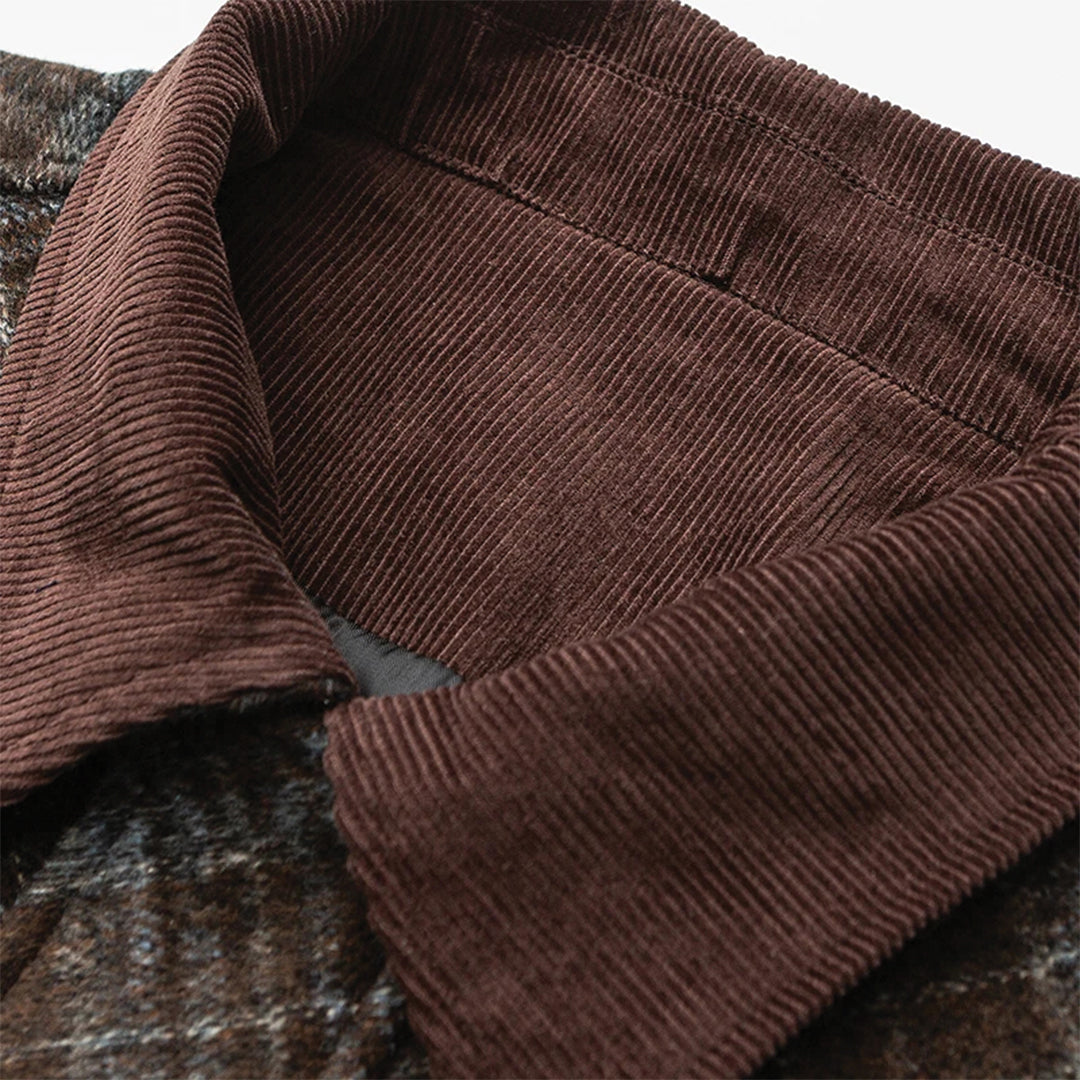 Patchwork Cargo Denim Jacket