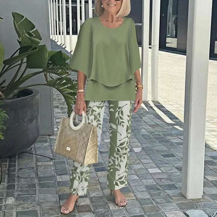 Monique – Trendy Printed Two-Piece Set