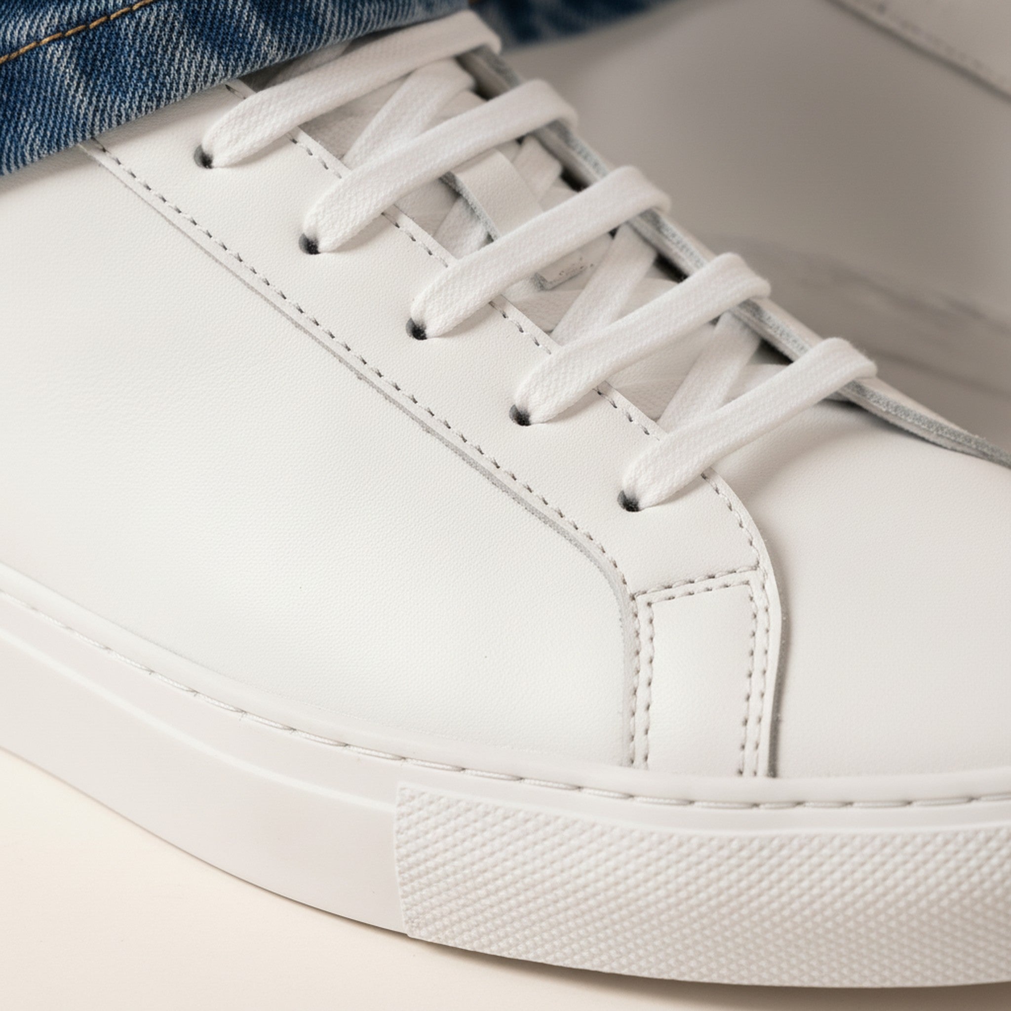 Cruz | Men's Leather Court Sneakers - view 3