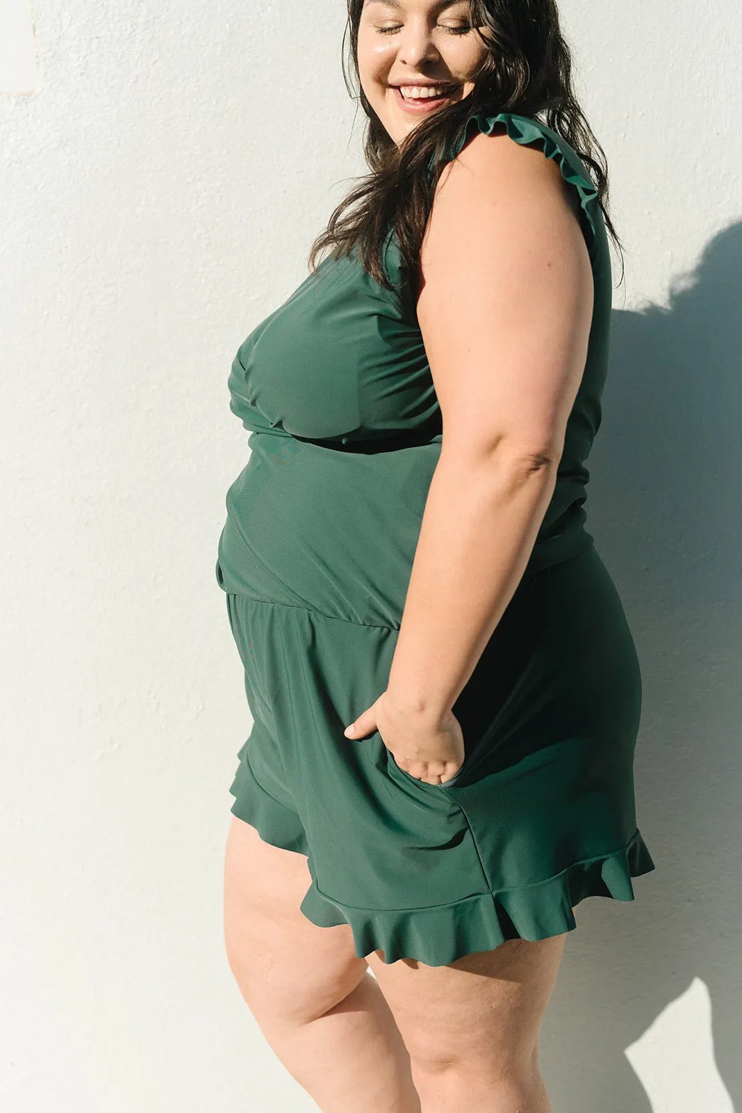 Sophie | Swimsuit with Ruffles and Built-in Bra