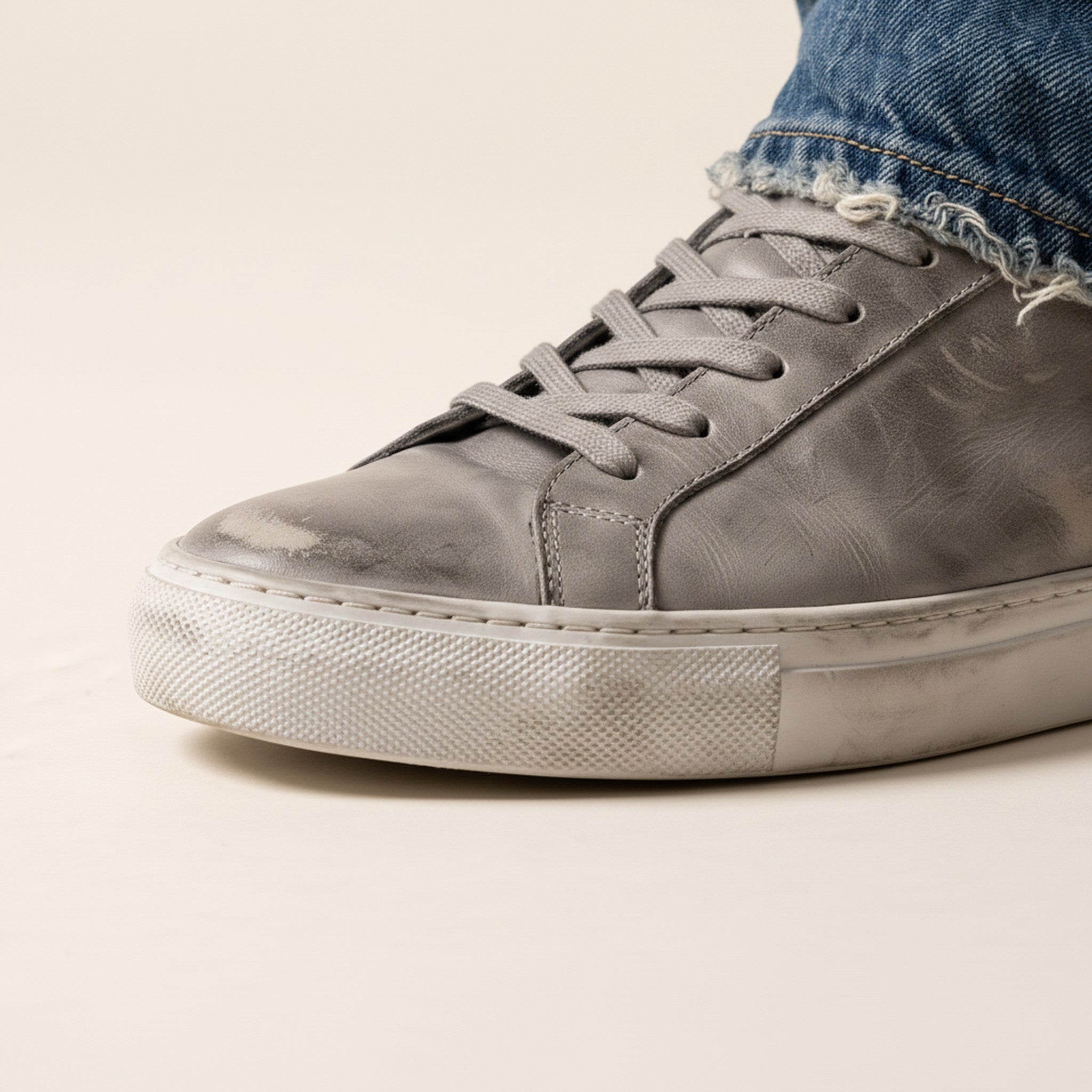 Volt | Distressed Low-Top Sneakers - view 3