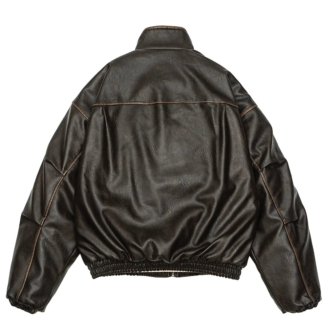 Patchwork Cargo Denim Jacket