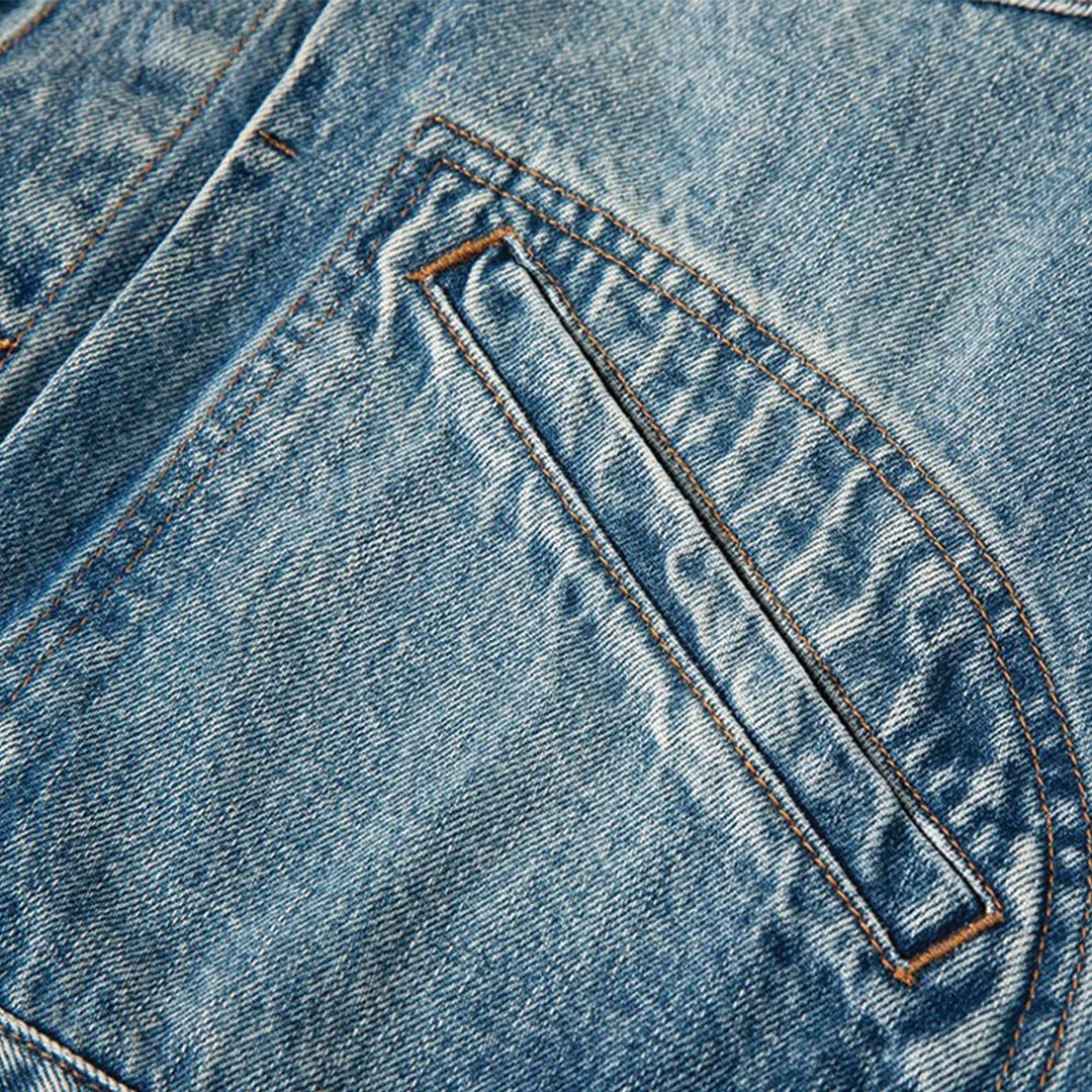Quilted Denim Jacket