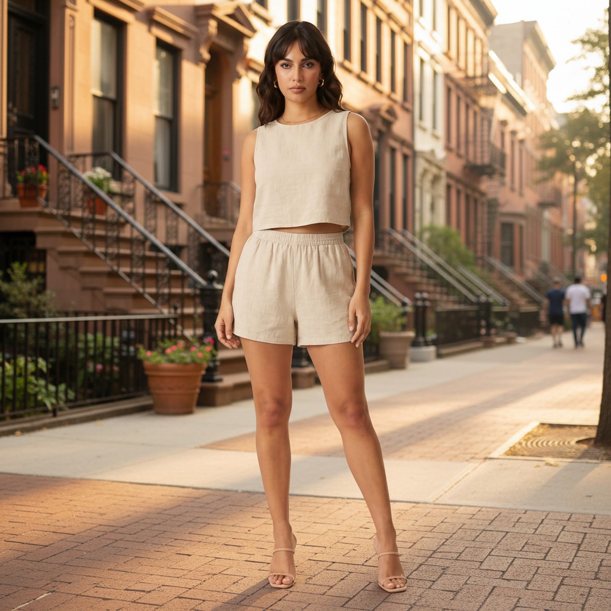 Duo | Women's Linen Two-Piece Set - view 5