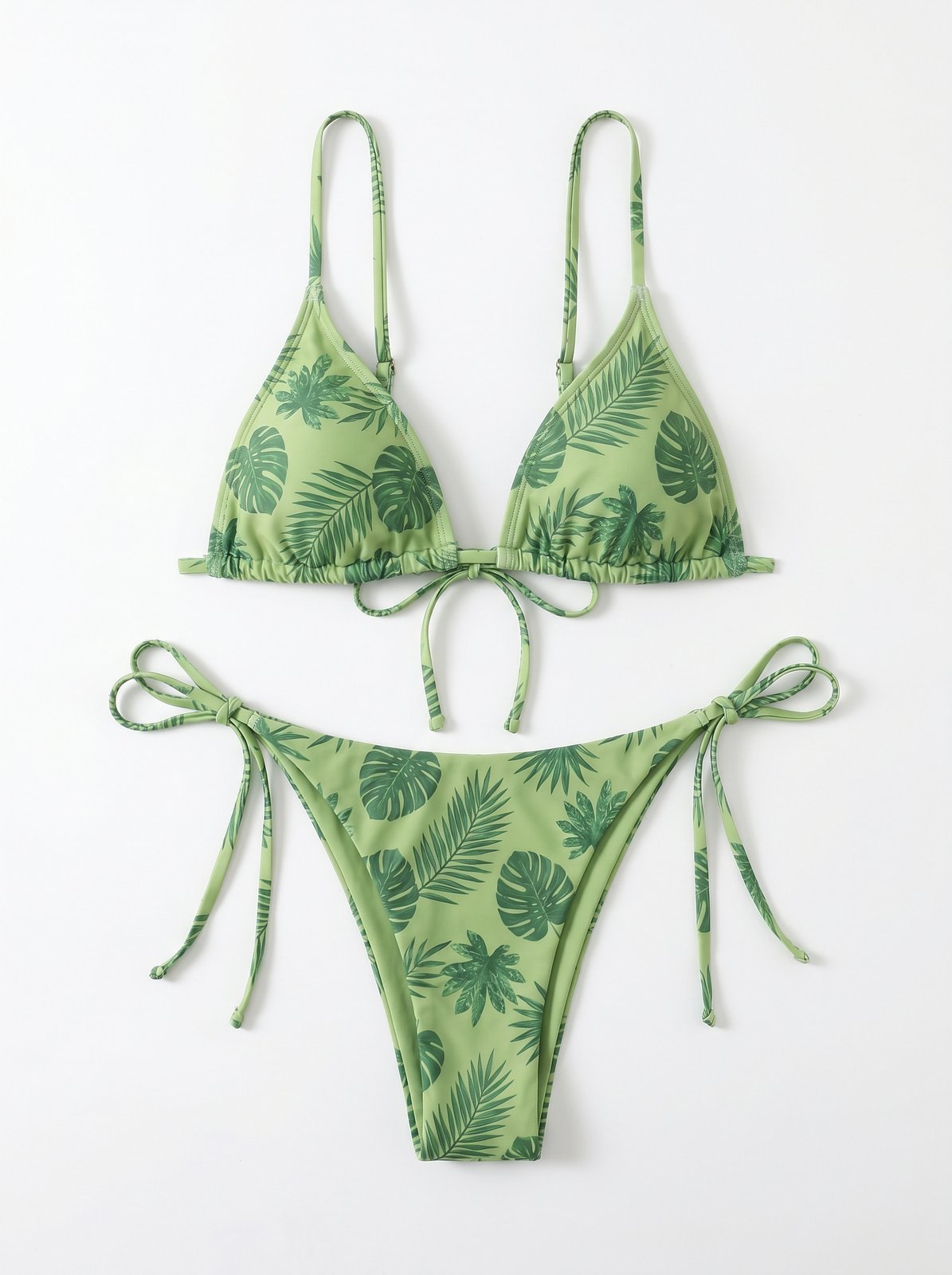 Tropicana String Bikini Set - Pistachio