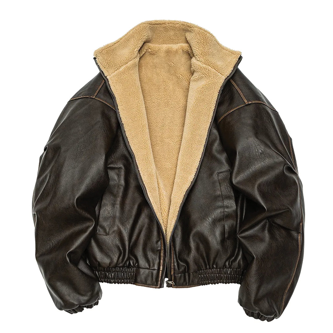 Patchwork Cargo Denim Jacket