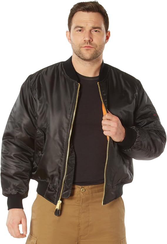 Men's Zip-Up Bomber Jacket