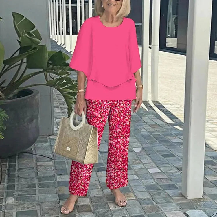 Monique – Trendy Printed Two-Piece Set