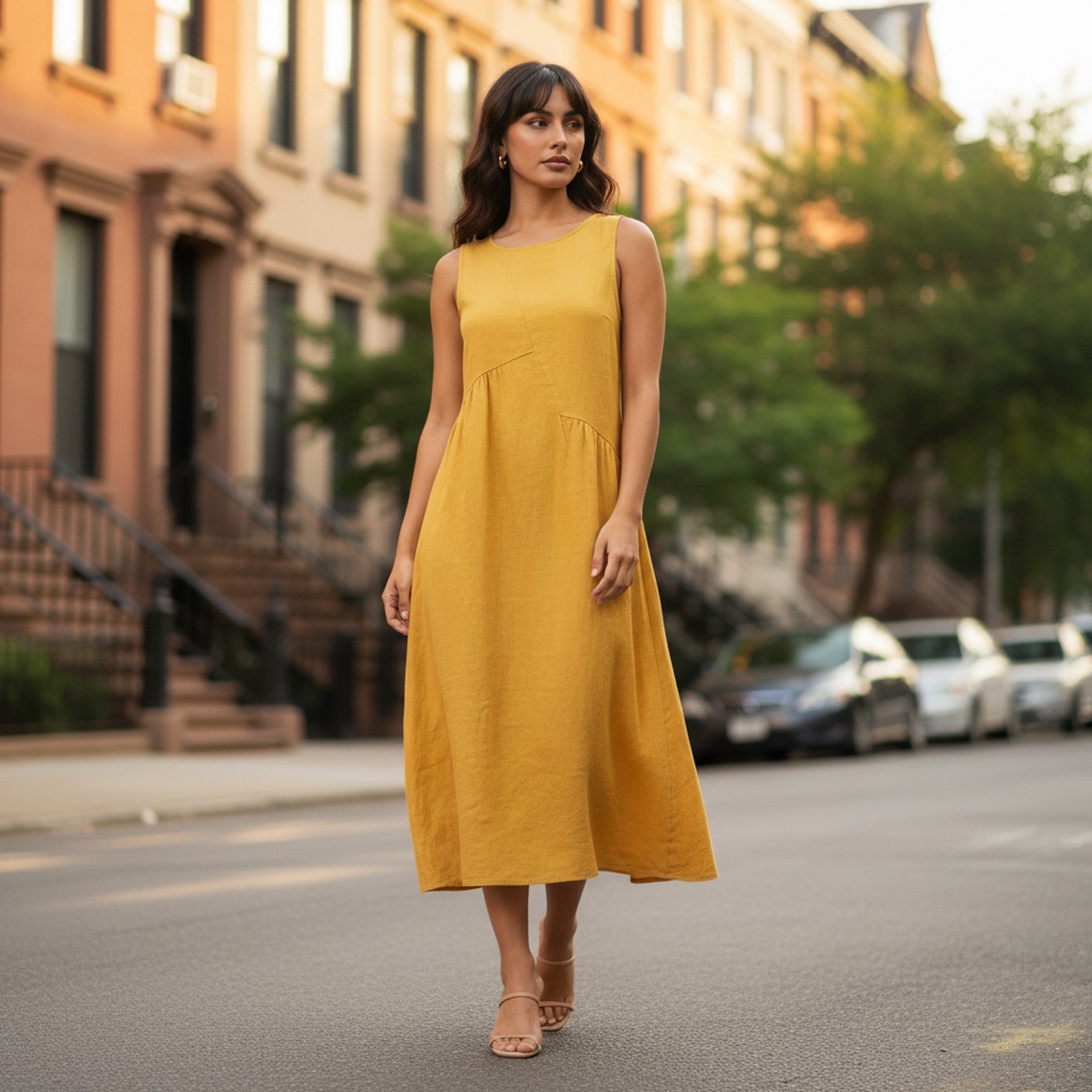 Aria | Women's Smocked Sundress - Lifestyle
