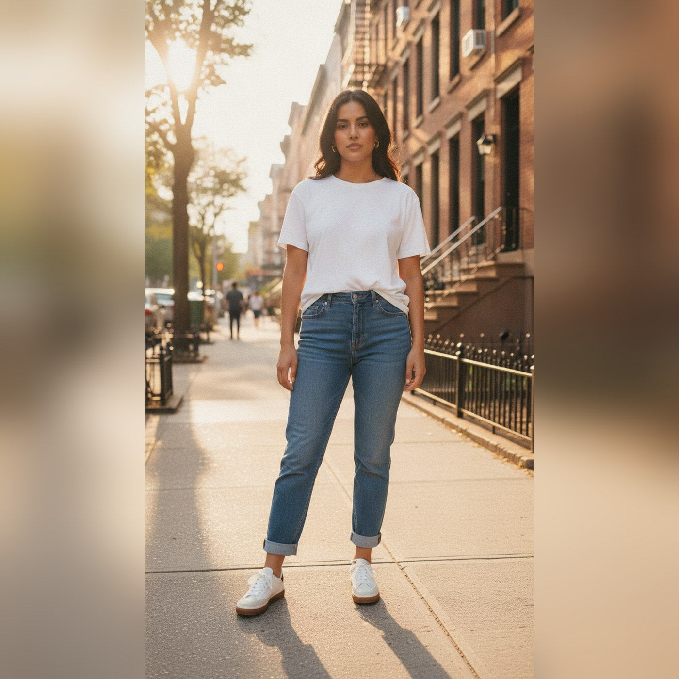 Legacy | White x Burgundy - On Model