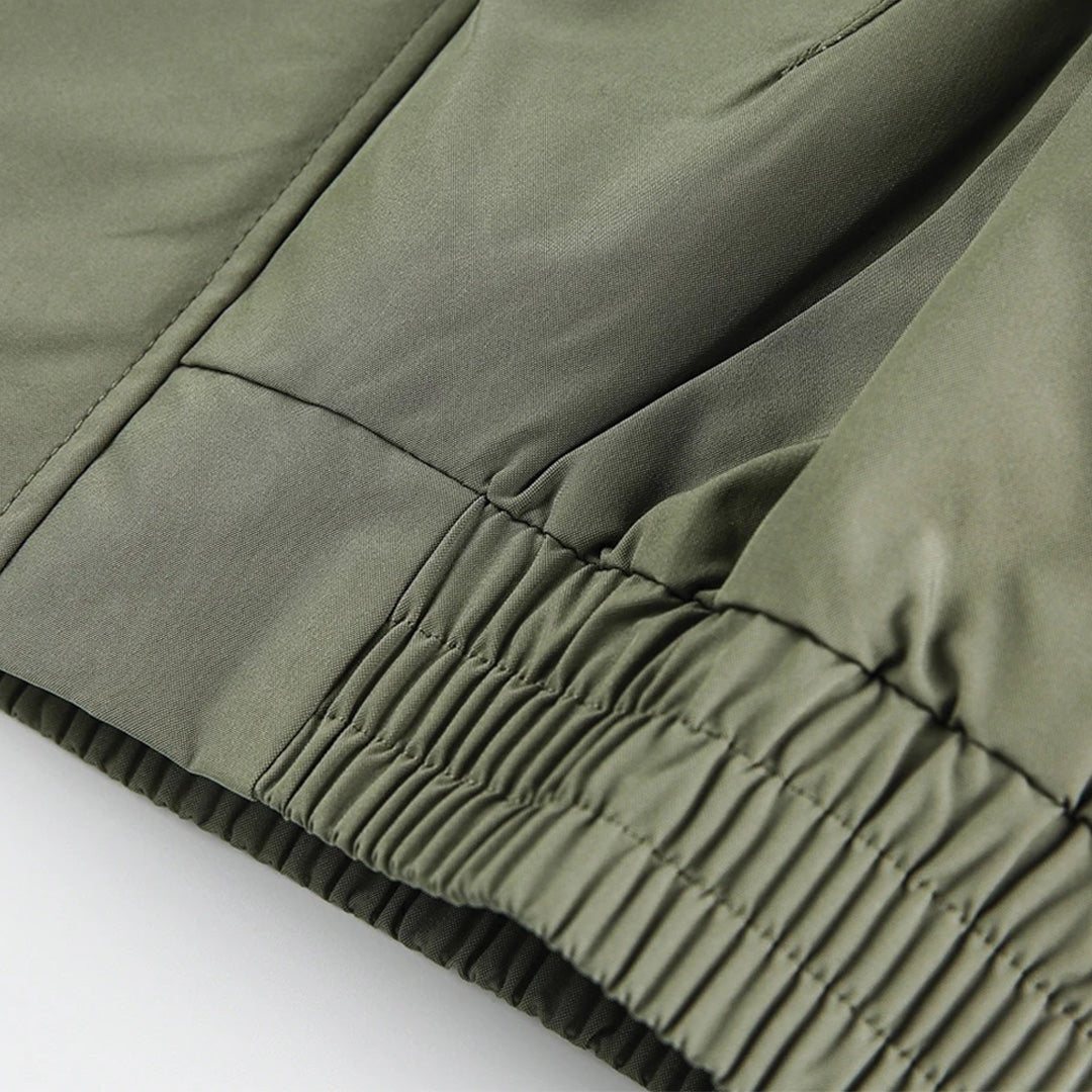 Patchwork Denim Cargo Jacket