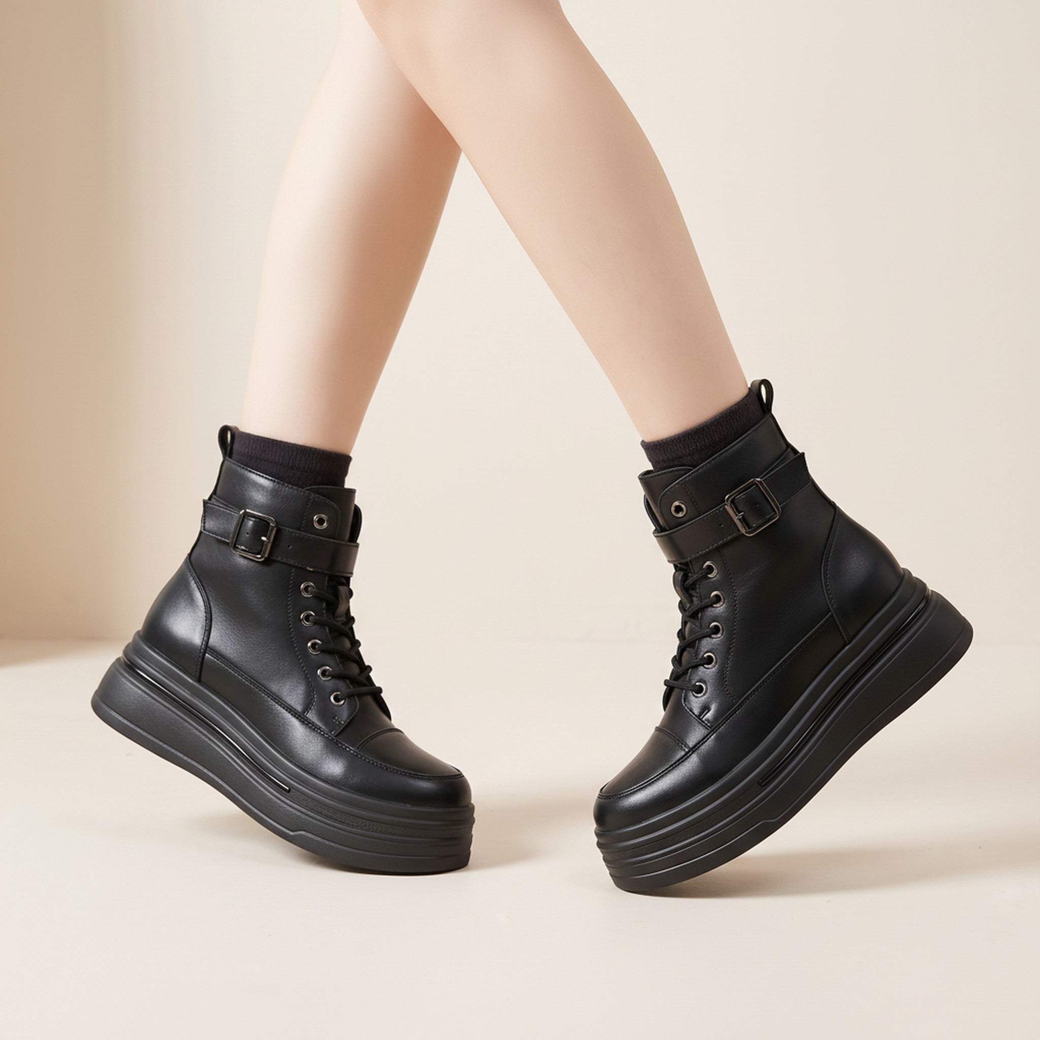 Bowie | Women's Combat Ankle Boots - view 4