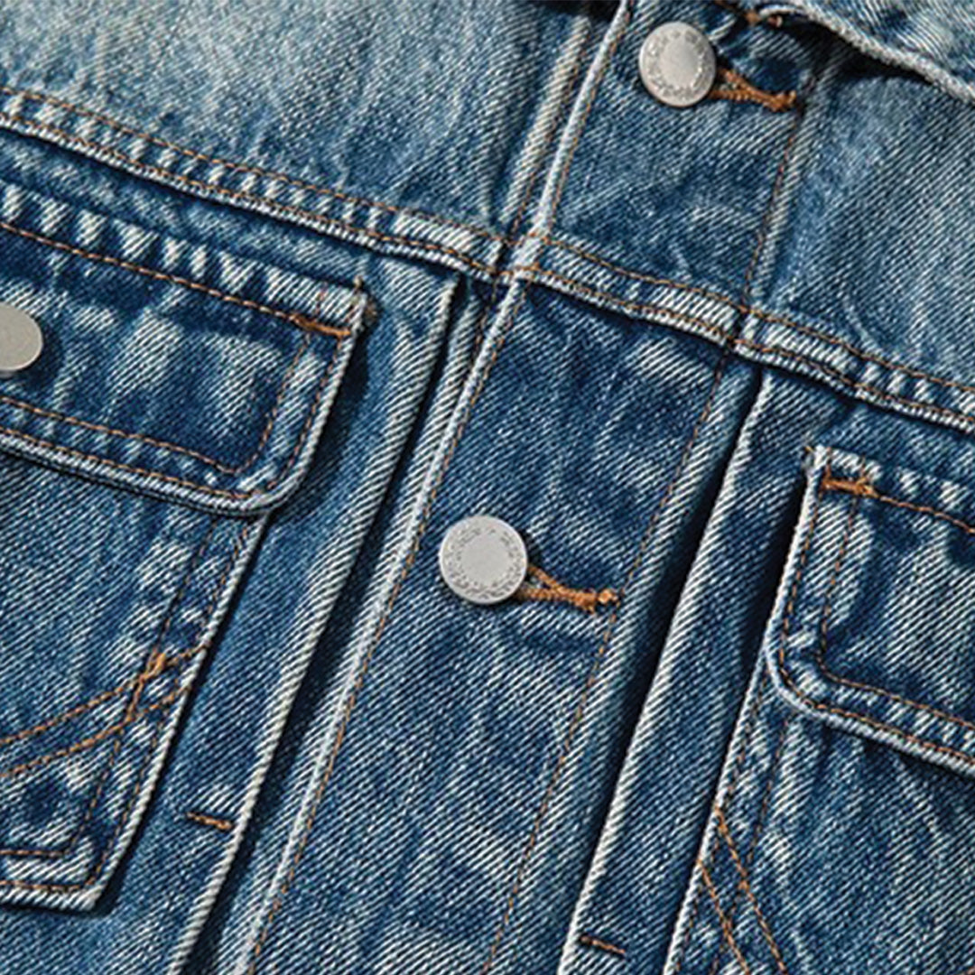 Quilted Denim Jacket