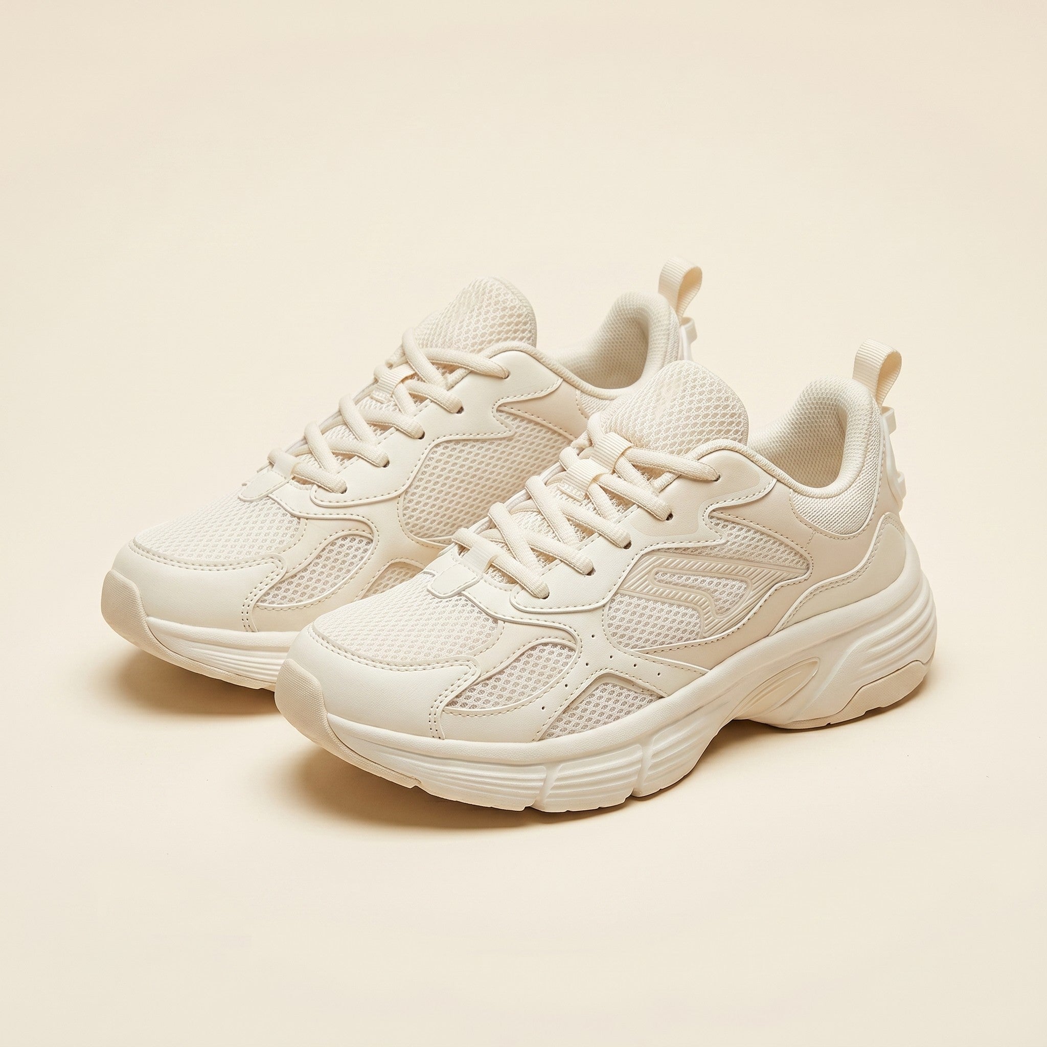 Jett | Women's Chunky Dad Sneakers - Pair - Cream