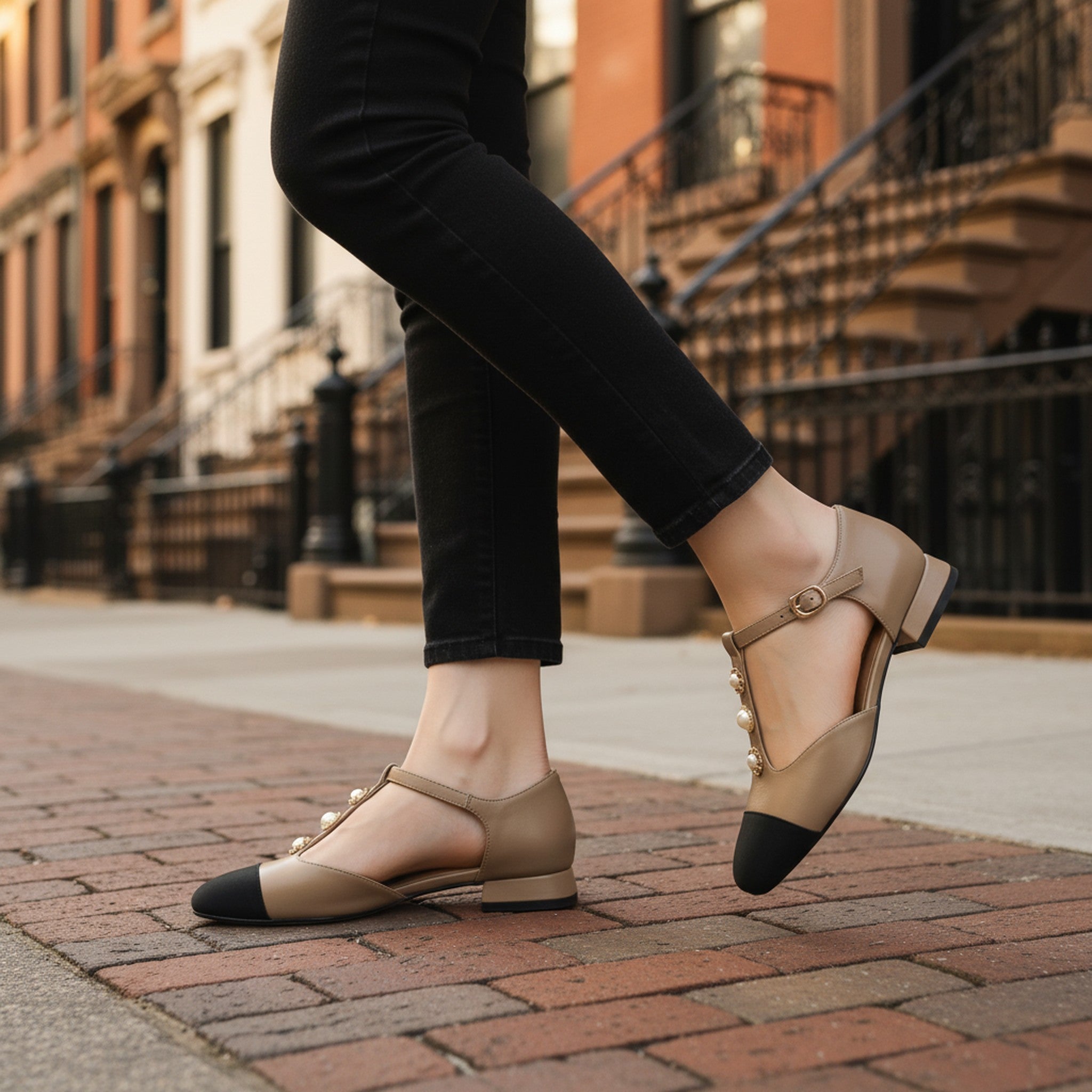 Sloane | Women's Slingback Kitten Heels - view 5