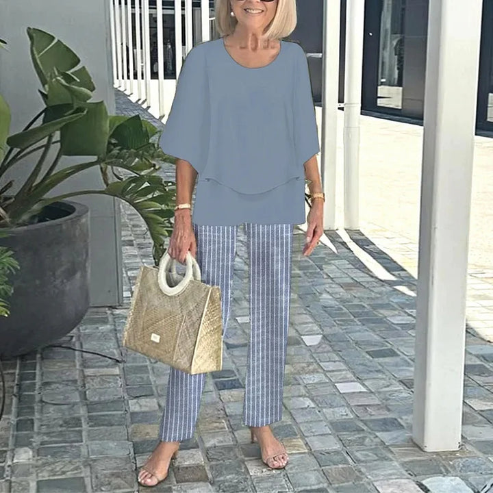 Monique – Trendy Printed Two-Piece Set