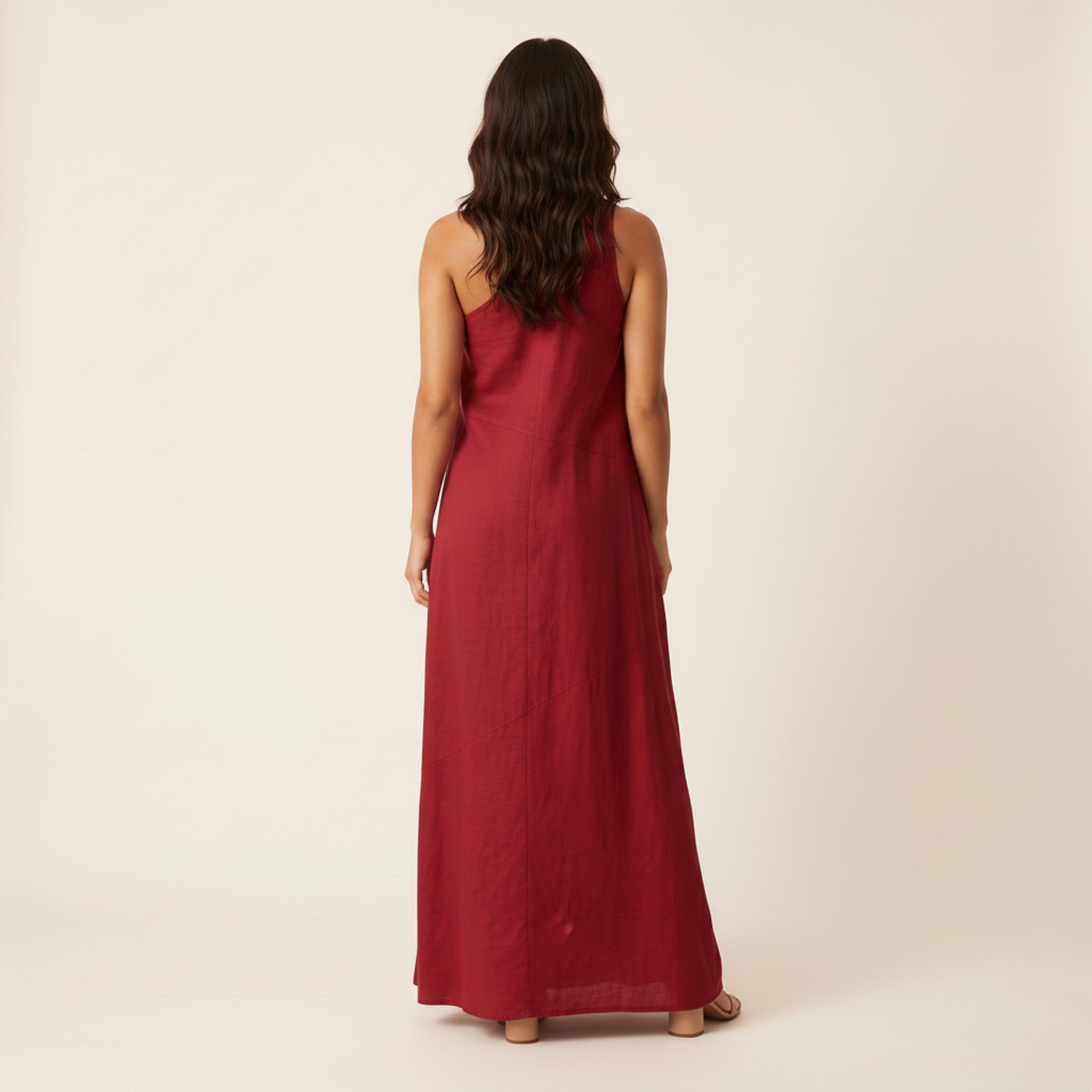 Rosa | Women's One-Shoulder Maxi Dress - view 2