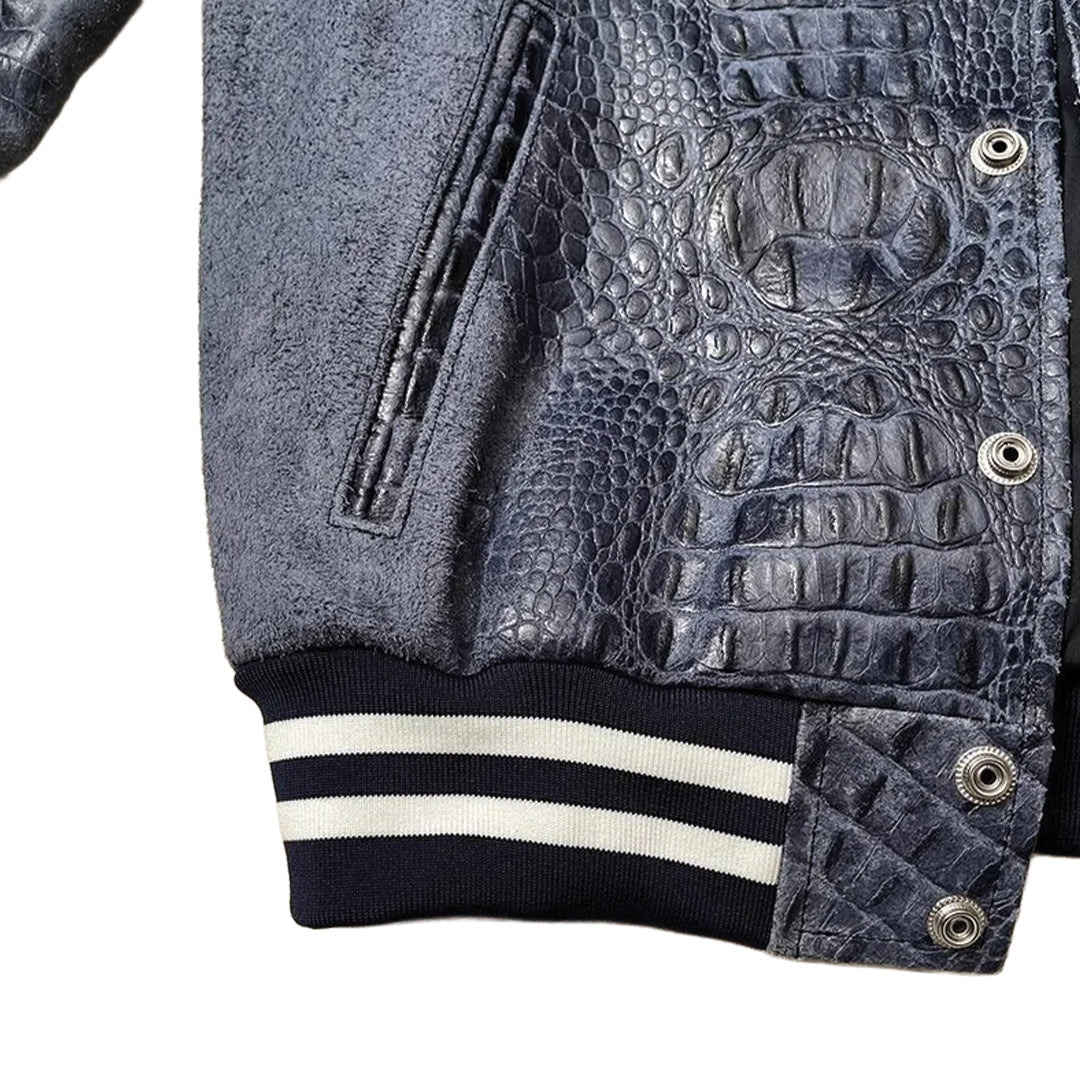 Patchwork Cargo Denim Jacket