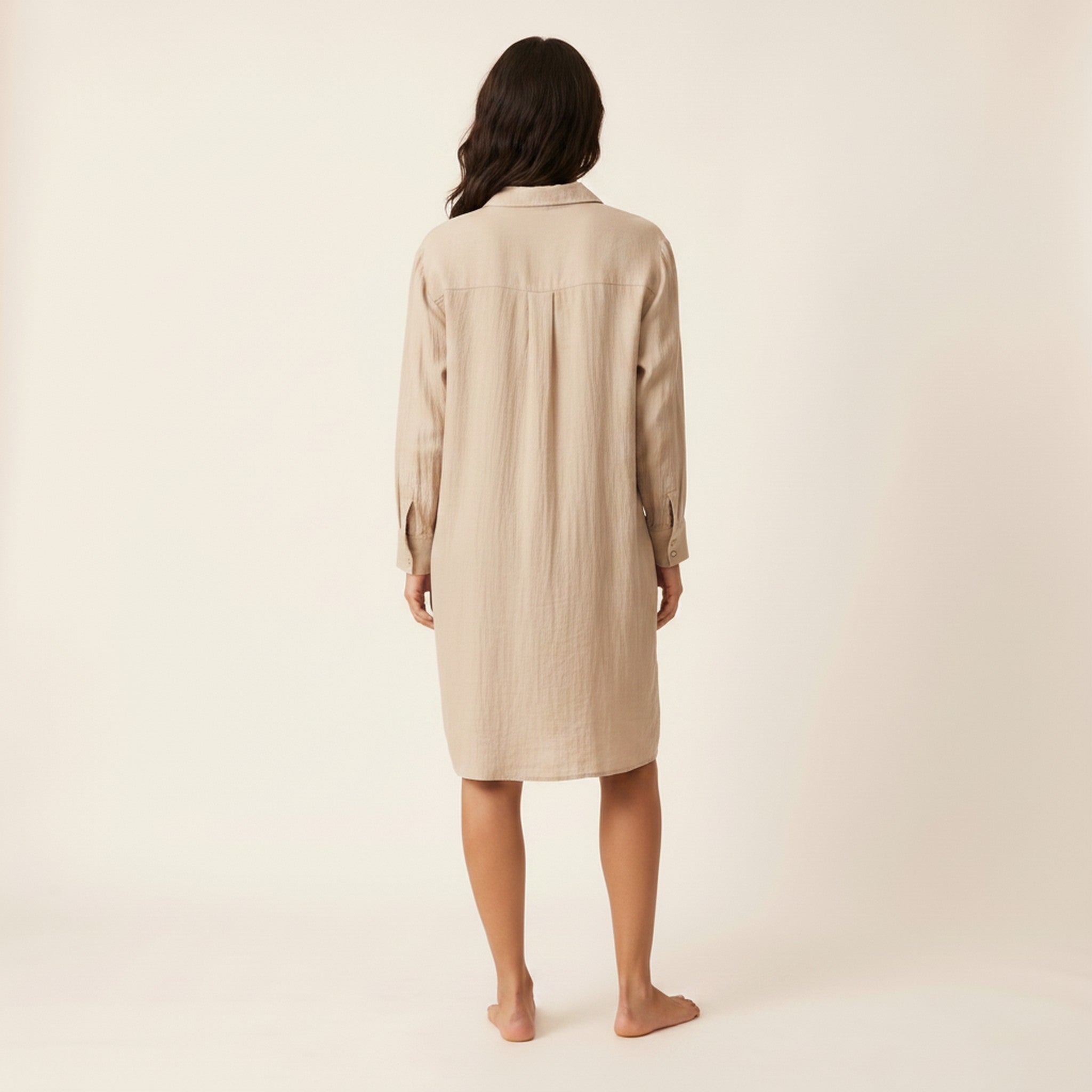 Juni | Women's Linen Shirt Dress - view 2