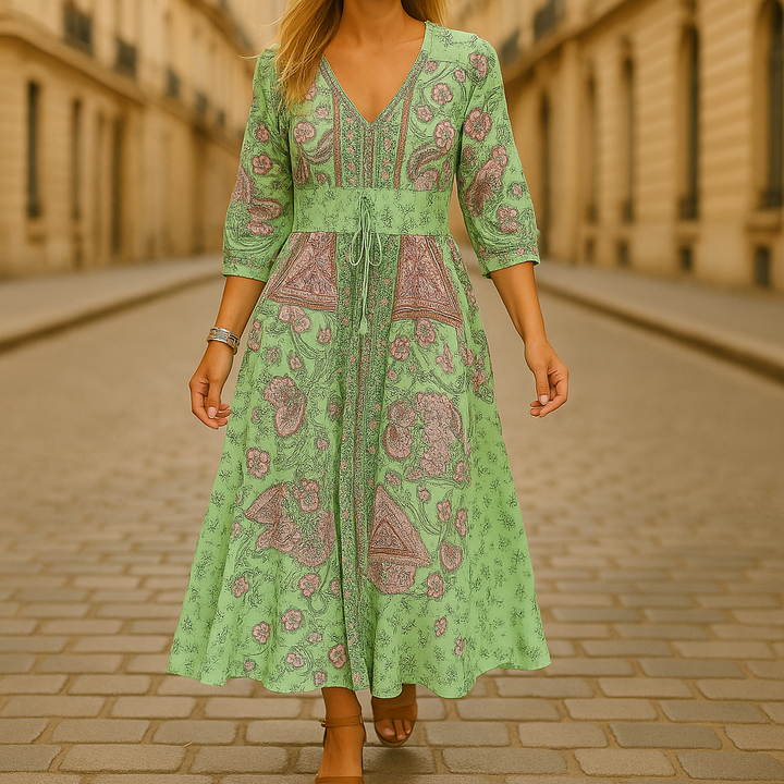 Bohemian Maxi Summer Dress
