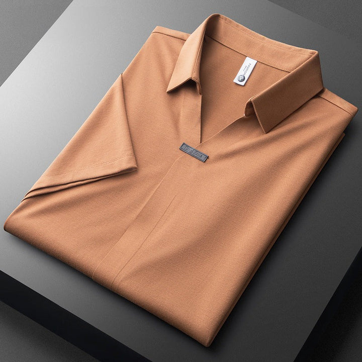 Nuvio™ Fabio Cotton Silk Polo Shirt